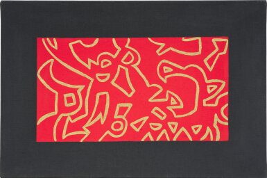 Oro su rosso nero