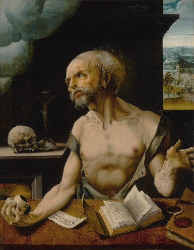 Master of the Liechtenstein Adoration, St. Jerome in his study