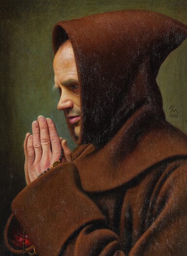 Praying Monk
