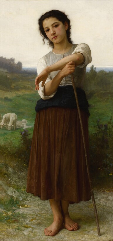 William Bouguereau, Jeune bergère debout