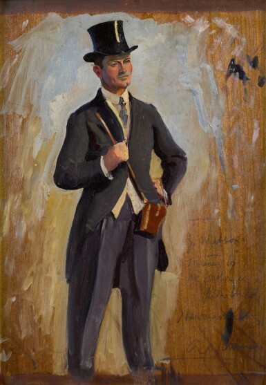 Study of J. Watson, trainer to Mr. Anthony de Rothschild