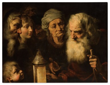 Pieter Laurens Mol, Diogenes with his lantern looking for an honest man