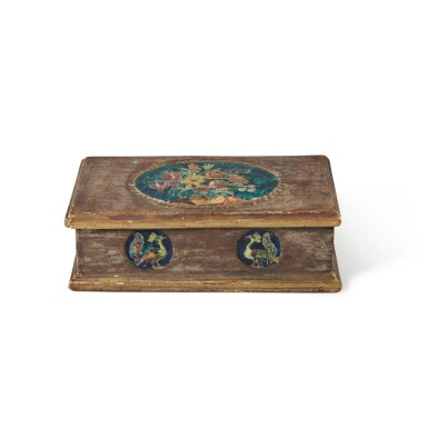 Peacocks, Flowers and Butterflies: Carved and Painted Box