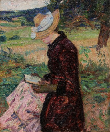Madame Guillaumin lisant 