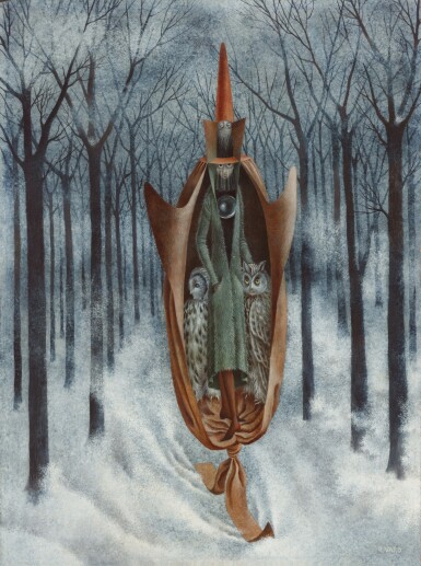 Remedios Varo, Esquiador (Viajero)