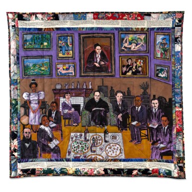 Faith Ringgold, Dinner at Gertrude Stein's: The French Collection Part II, #10