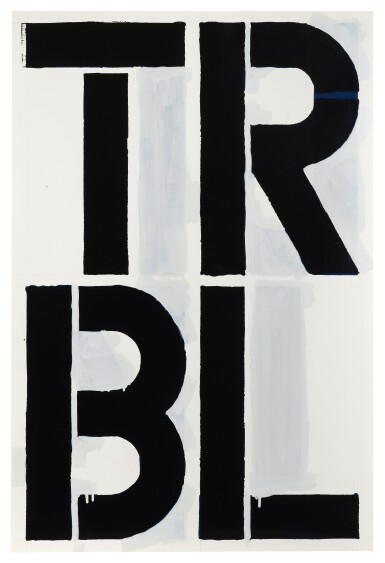 Christopher Wool, Untitled (TRBL)