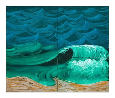 David Hockney, A Bigger Wave