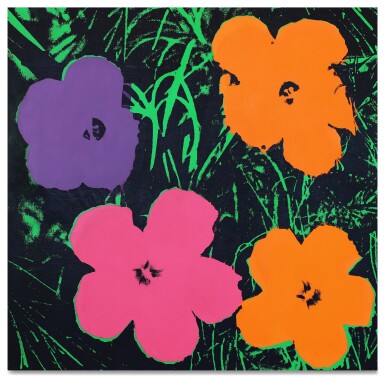 Andy Warhol, Late Four-Foot Flowers