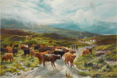Highland Cattle with Drovers