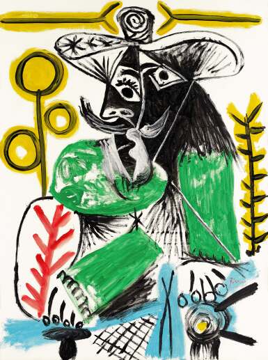 Pablo Picasso, Homme assis