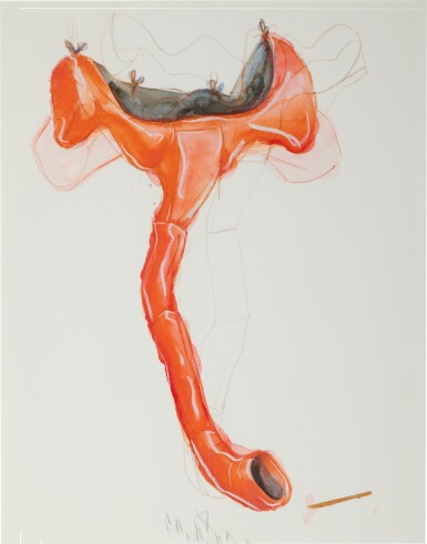 Study for Soft Sculpture in the Form of a Drainpipe 