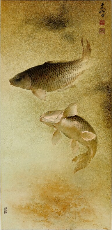 Lee Man Fong 李曼峰 | Pair of fish 鯉