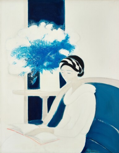 André Brasilier 安德烈・布拉吉利 | La femme au turban 戴頭巾的女子