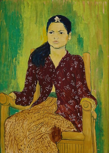 Nashar | Seated lady 坐姿女子