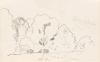 Three pencil landscape studies