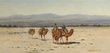 Camel Drivers in the Steppes