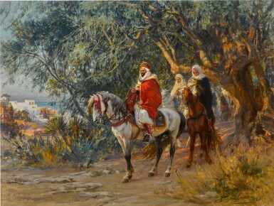 A Chieftain and his entourage