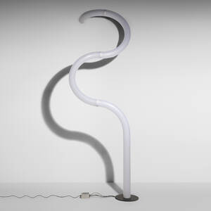 Tube Light floor lamp assemblage