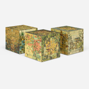 Occasional tables from the Paint By Numbers series, set of three