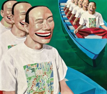 Yue Minjun, Untitled