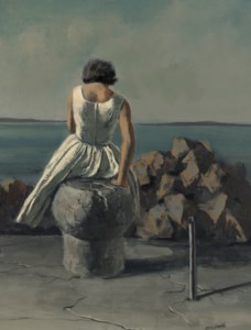 Woman on Pier