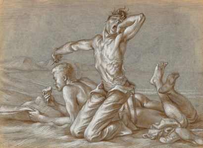 Two Boys on a Beach