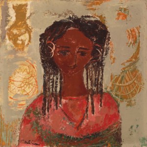 Face Of A Nubian Girl