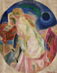 Femme nue lisant