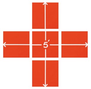 Measurement: 5' (Across)