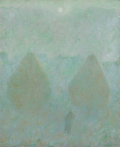 Haystacks under Moonlight, Giverny