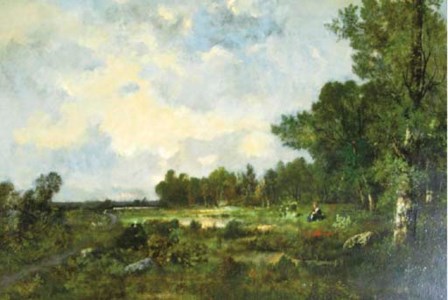 Gathering Faggots, Fontainebleau