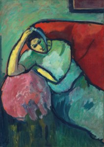 Alexej von Jawlensky, Sitzende Frau