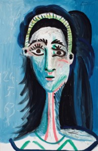 Pablo Picasso, Tête de femme (Jacqueline)