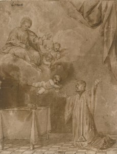 The Christ Child appearing to Saint Simon Stock