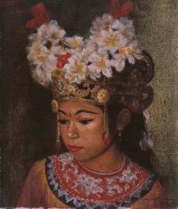 Girl with headdress