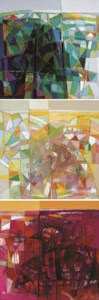 Tatar Priangan I, II III (triptych) (Morning, day and night)
