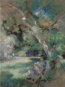 In the shade