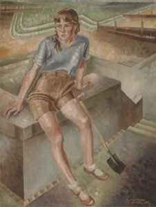 Girl on the promenade