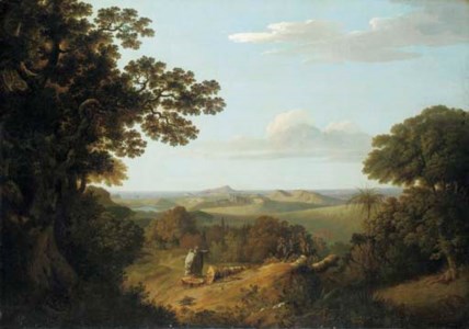 View of the Campi Flegrei from the Camadolise Convent near Naples