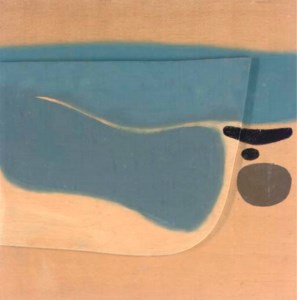 Composition, blue image