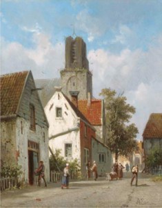 A village street