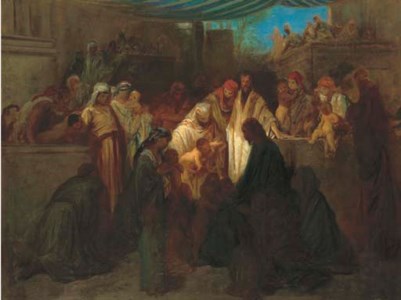 Christ blessing children