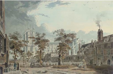 View of Dean's Yard, Westminster, London