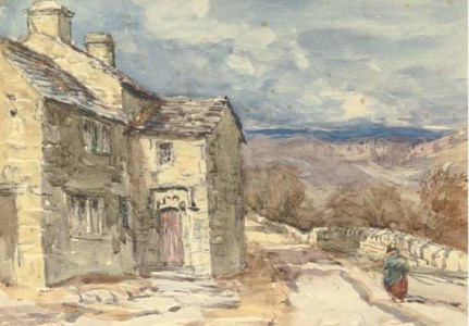 A figure on a lane