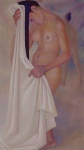 Desnudo peinándose