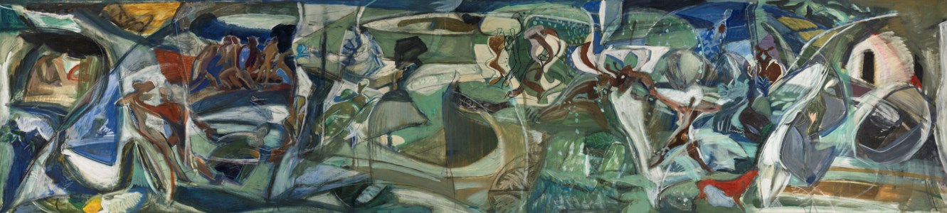 First Version of Mural for Cecil Sharp House