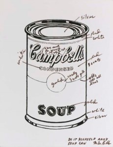 Do it Yourself Andy Soup Can
