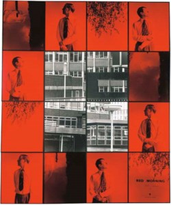 Gilbert & George, Red Morning (Hate)