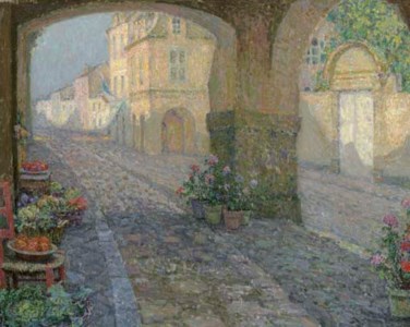 Henri Le Sidaner, La boutique de vieux porche